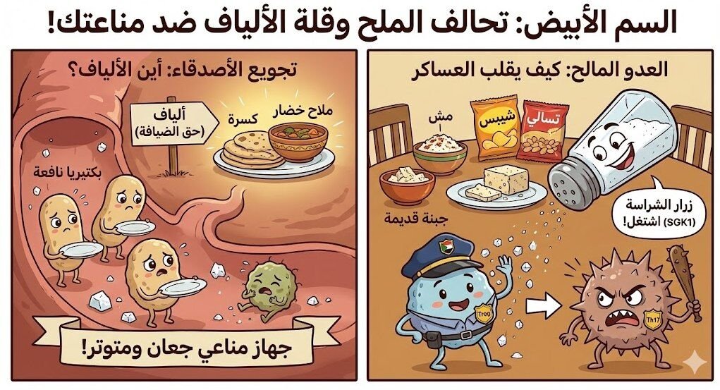 السم الأبيض (1).. ملح زيادة وألياف ناقصة