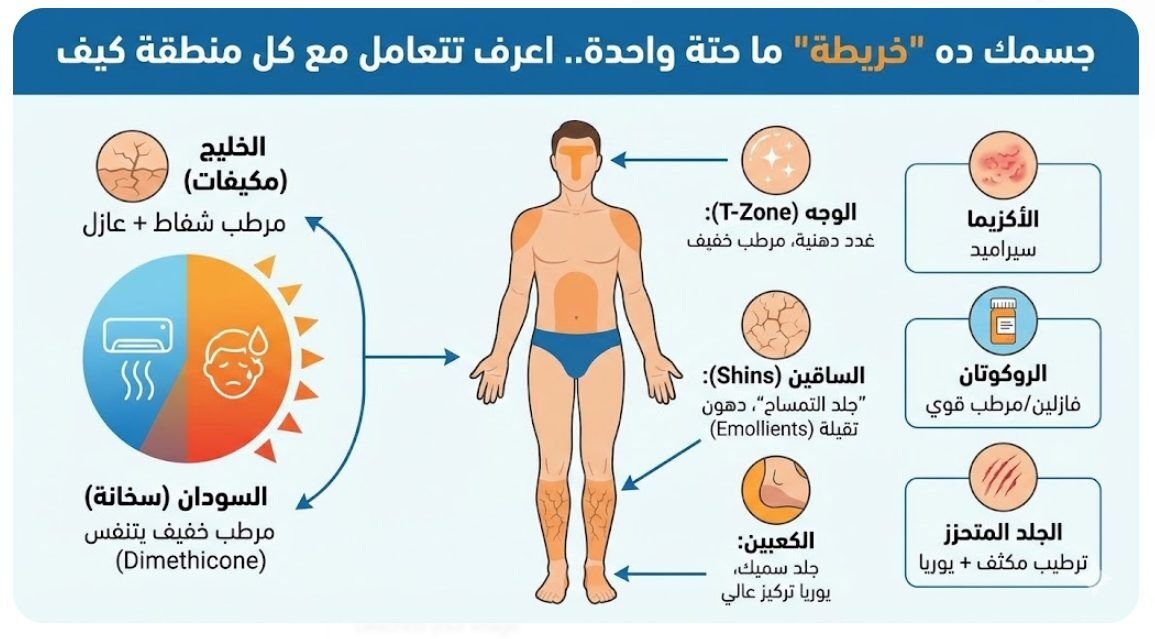 جسمك ده "خريطة" ما حتة واحدة