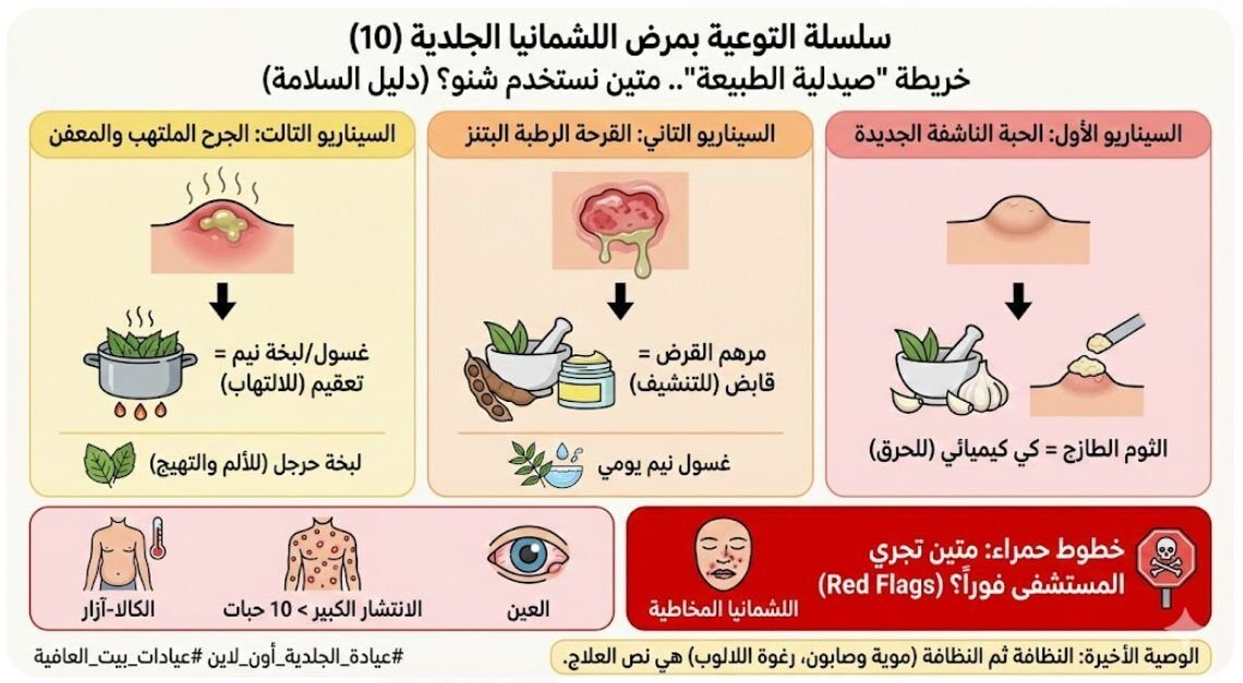 خريطة "صيدلية الطبيعة".. متى نستخدم شنو؟ (دليل السلامة)