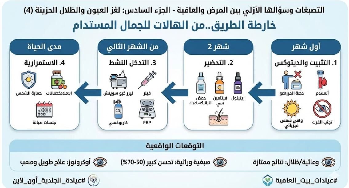 الجزء السادس: لغز العيون والظلال الحزينة (4) — خارطة الطريق.. من الهالات للجمال المستدام