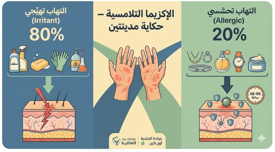 الإكزيما التلامسية – حكاية مدينتين