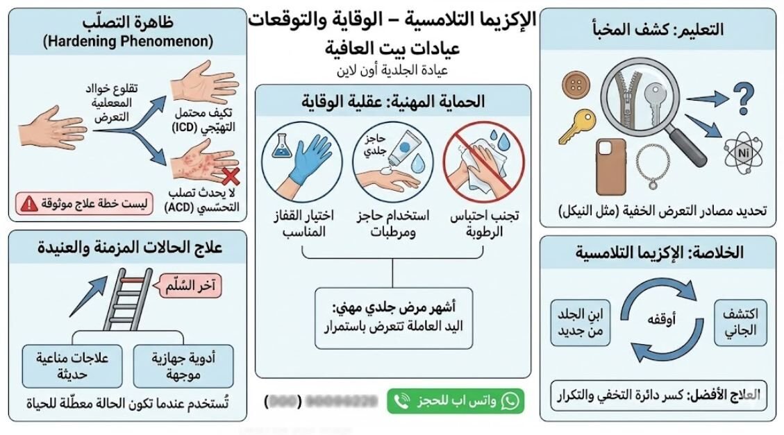 الإكزيما التلامسية – الوقاية والتوقعات