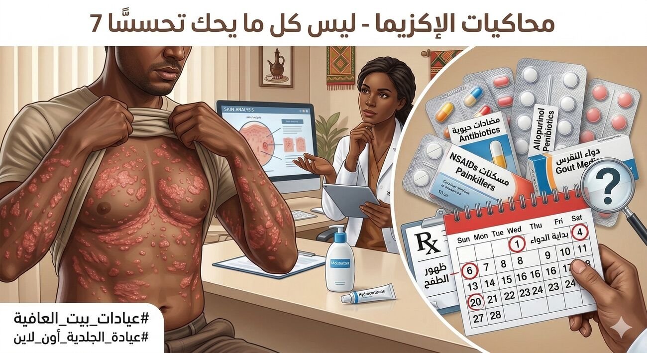 الطفح الدوائي المُحاكي للأكزيما