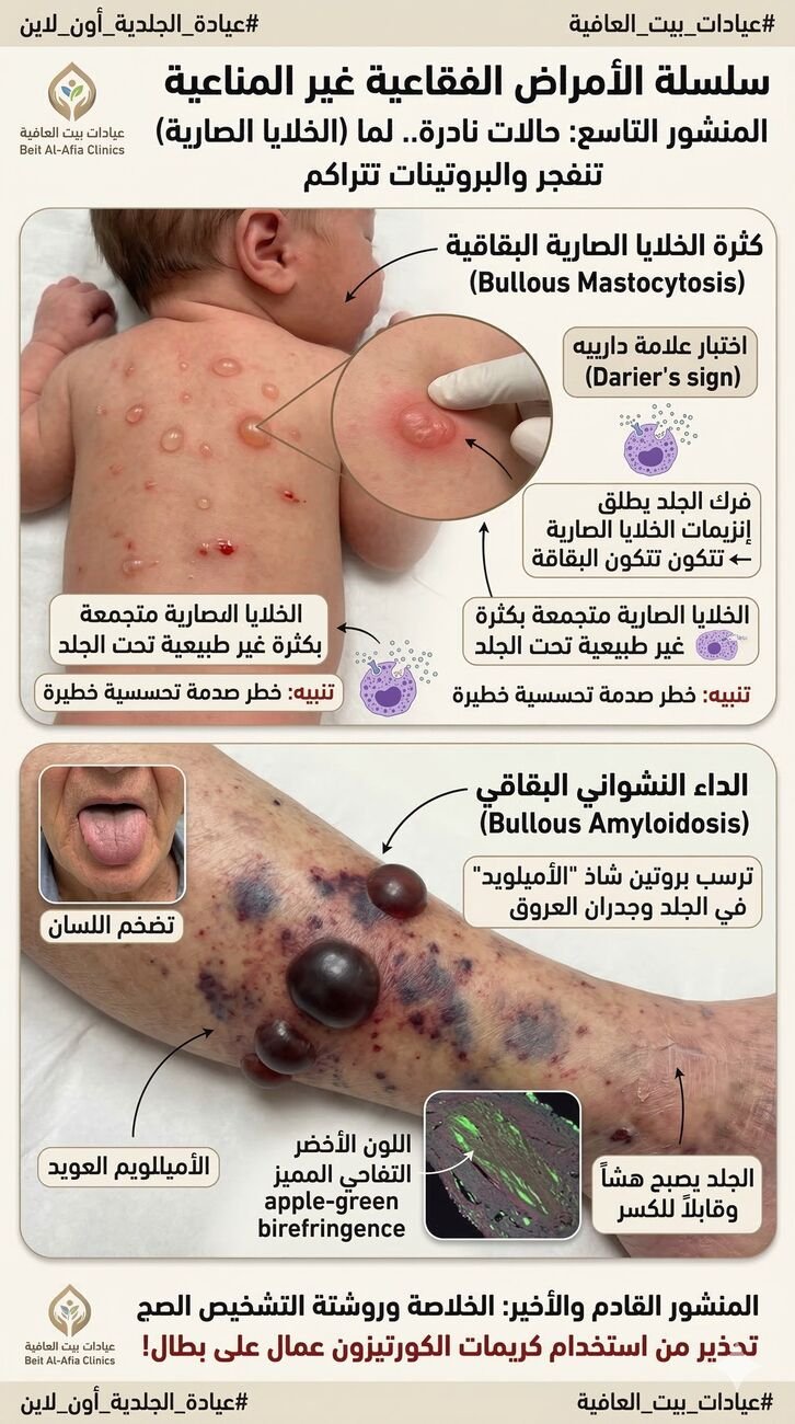 حالات نادرة.. لما (الخلايا الصارية) تنفجر والبروتينات تتراكم