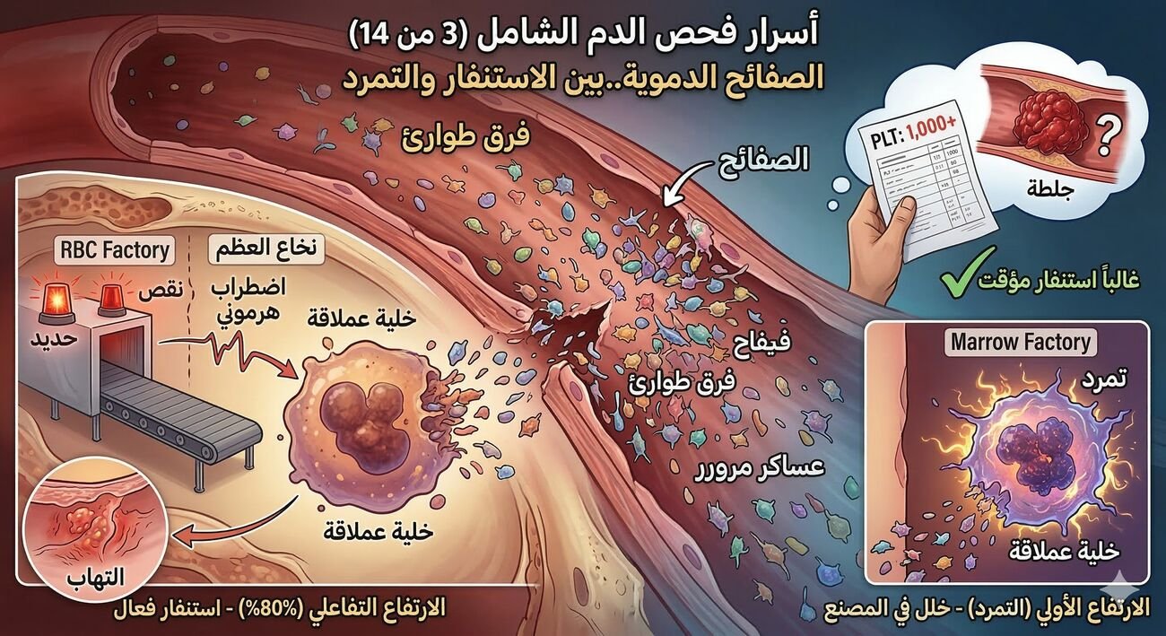 الصفائح الدموية.. بين الاستنفار والتمرد
