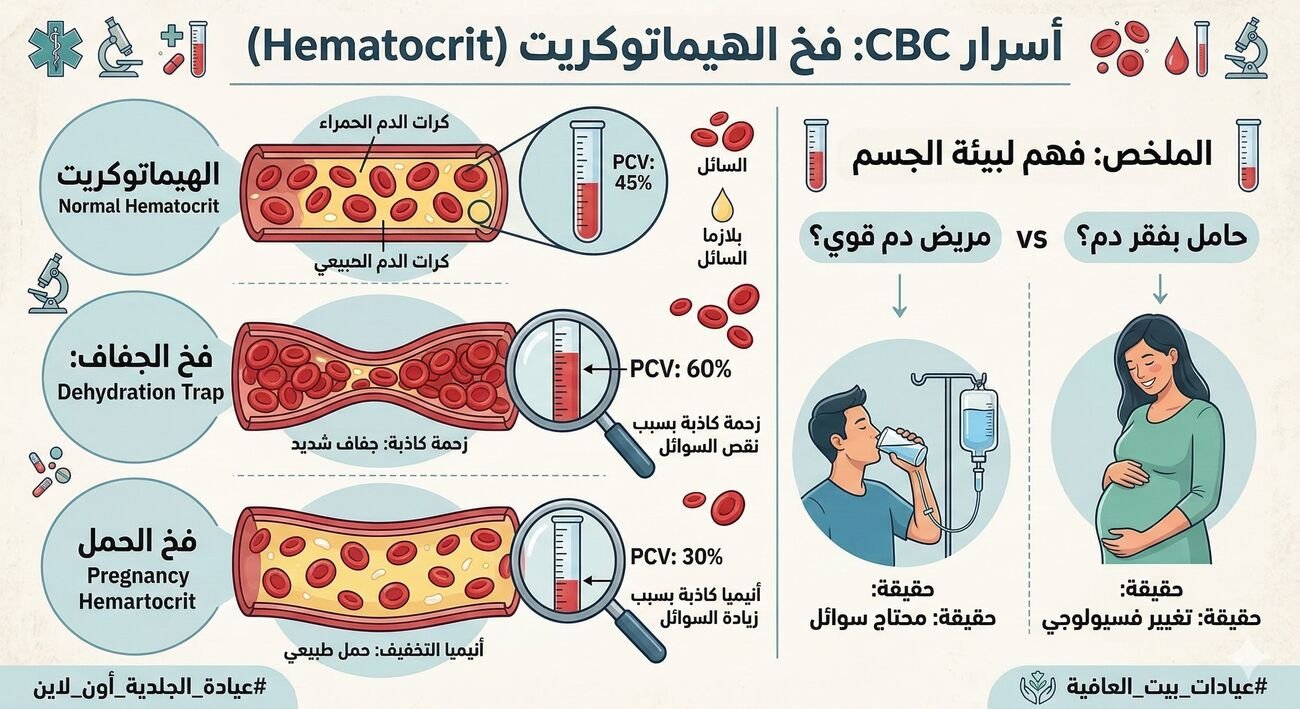 زحمة الشارع ولا الشارع ضيق؟ فخ الهيماتوكريت