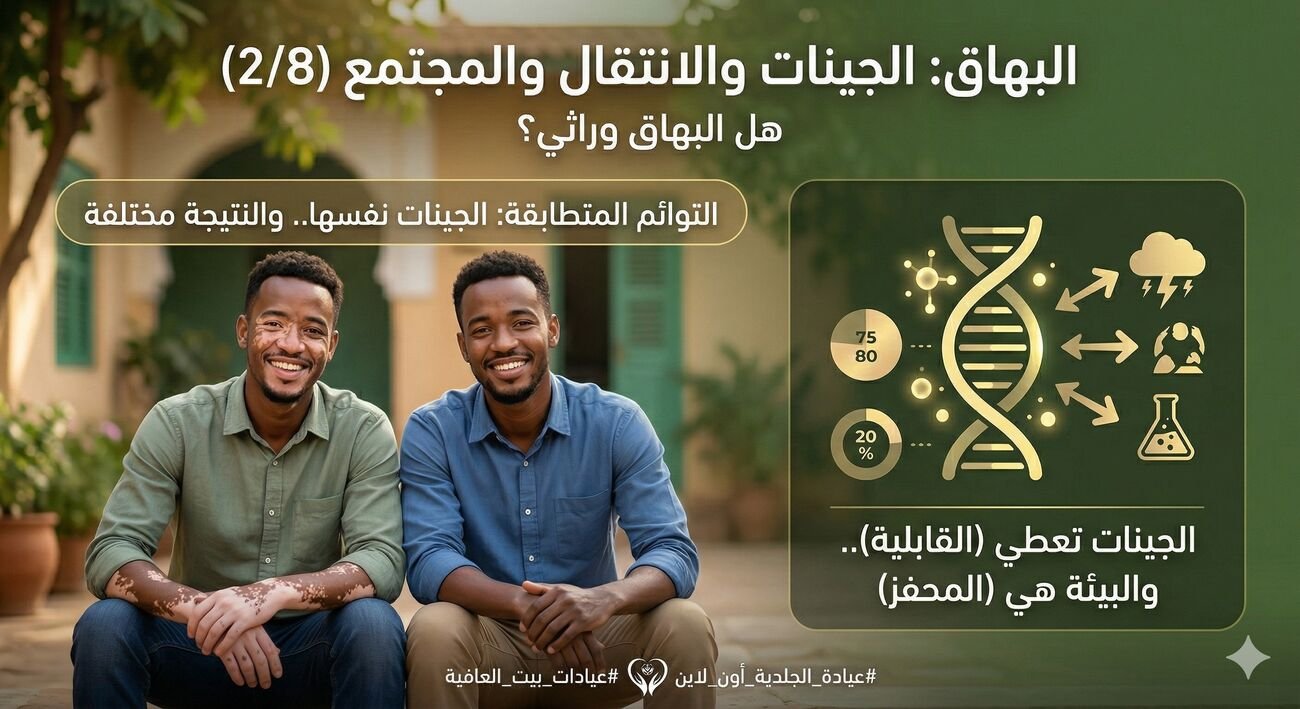 هل البهاق وراثي؟ - السؤال الصاح ليهو جواب دقيق