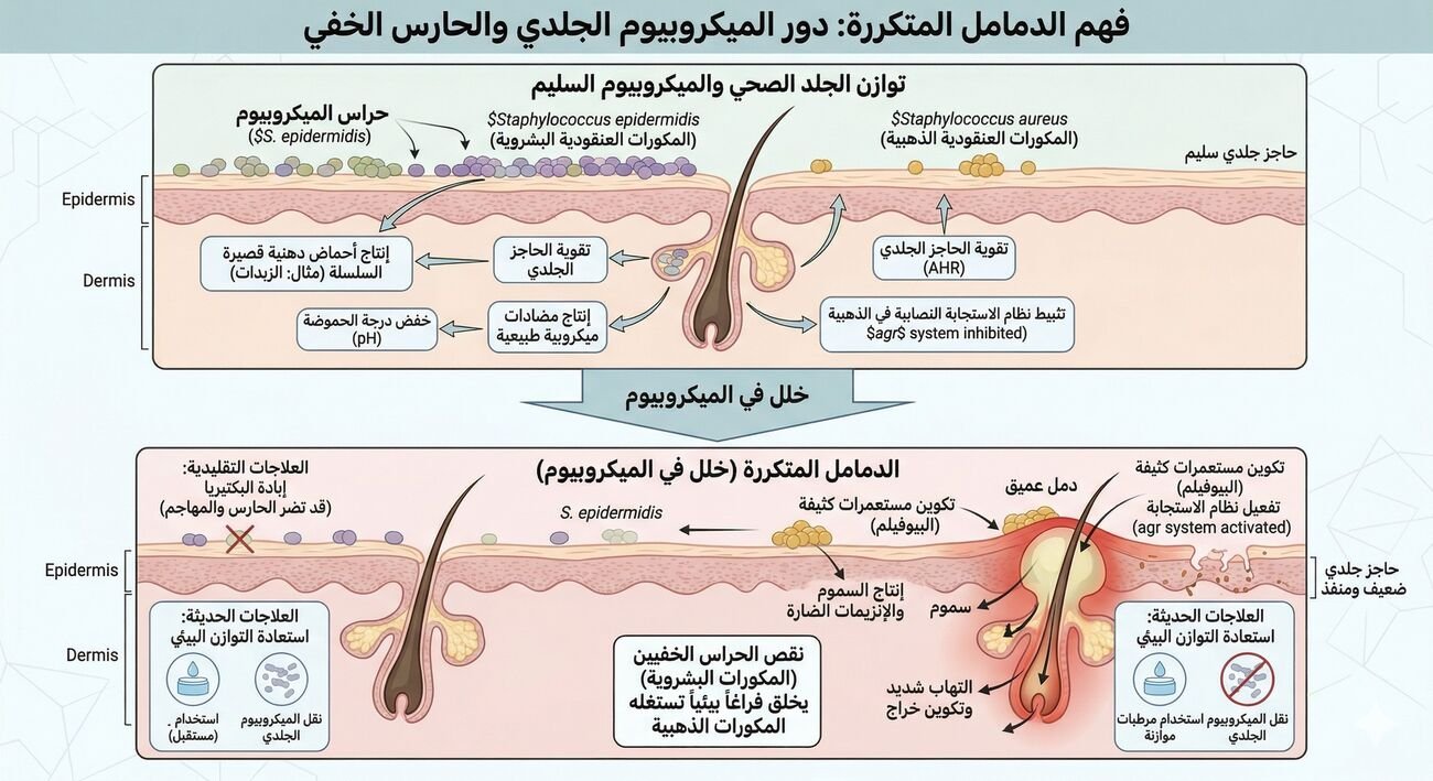 ليه في ناس بتطلع ليهم خراجات وحبوب ملتهبة كل شوية