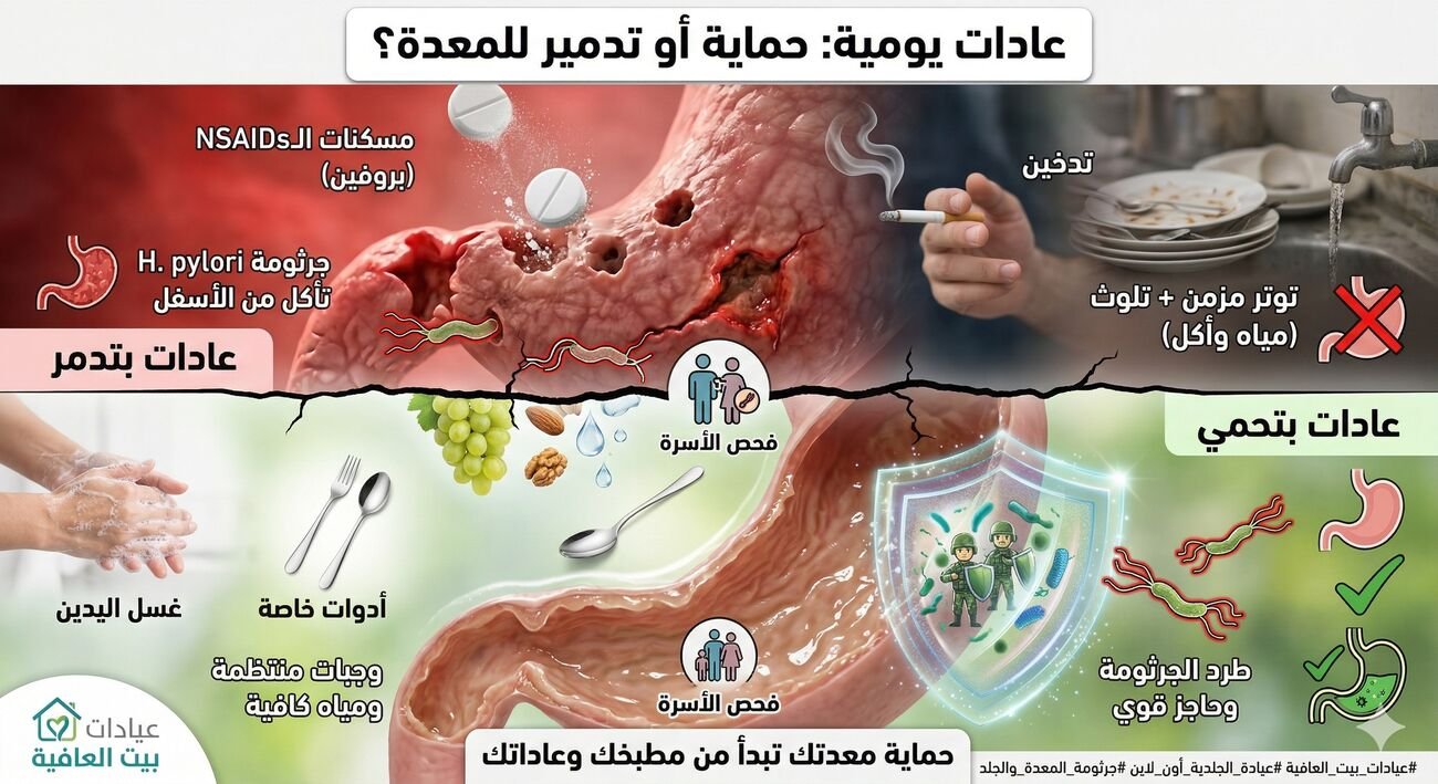عادات يومية بتحمي معدتك.. وعادات بتدمرها وإنت ما جايب خبر