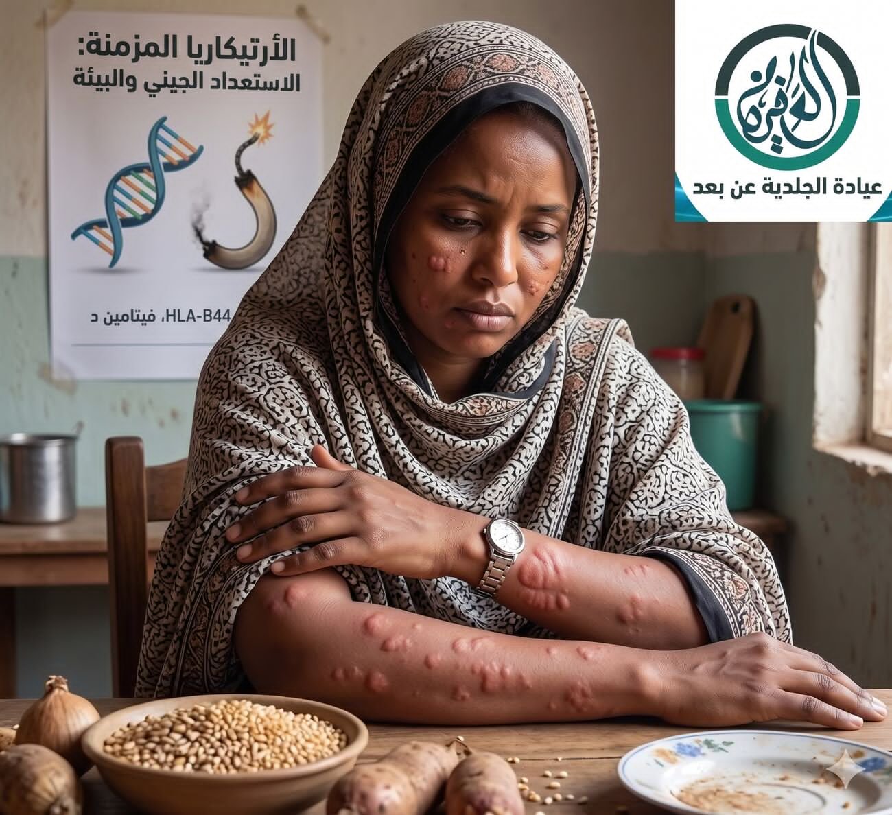 لما الحساسية تبقى رفيق دائم: الأرتيكاريا المزمنة