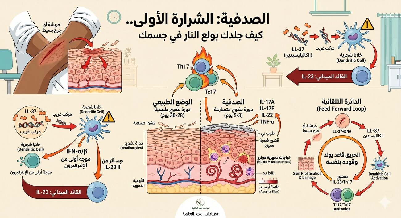 الشرارة الأولى.. كيف جلدك بولع النار في جسمك