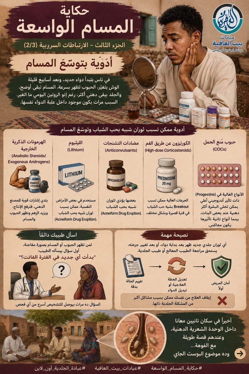 أدوية بتوسّع المسام