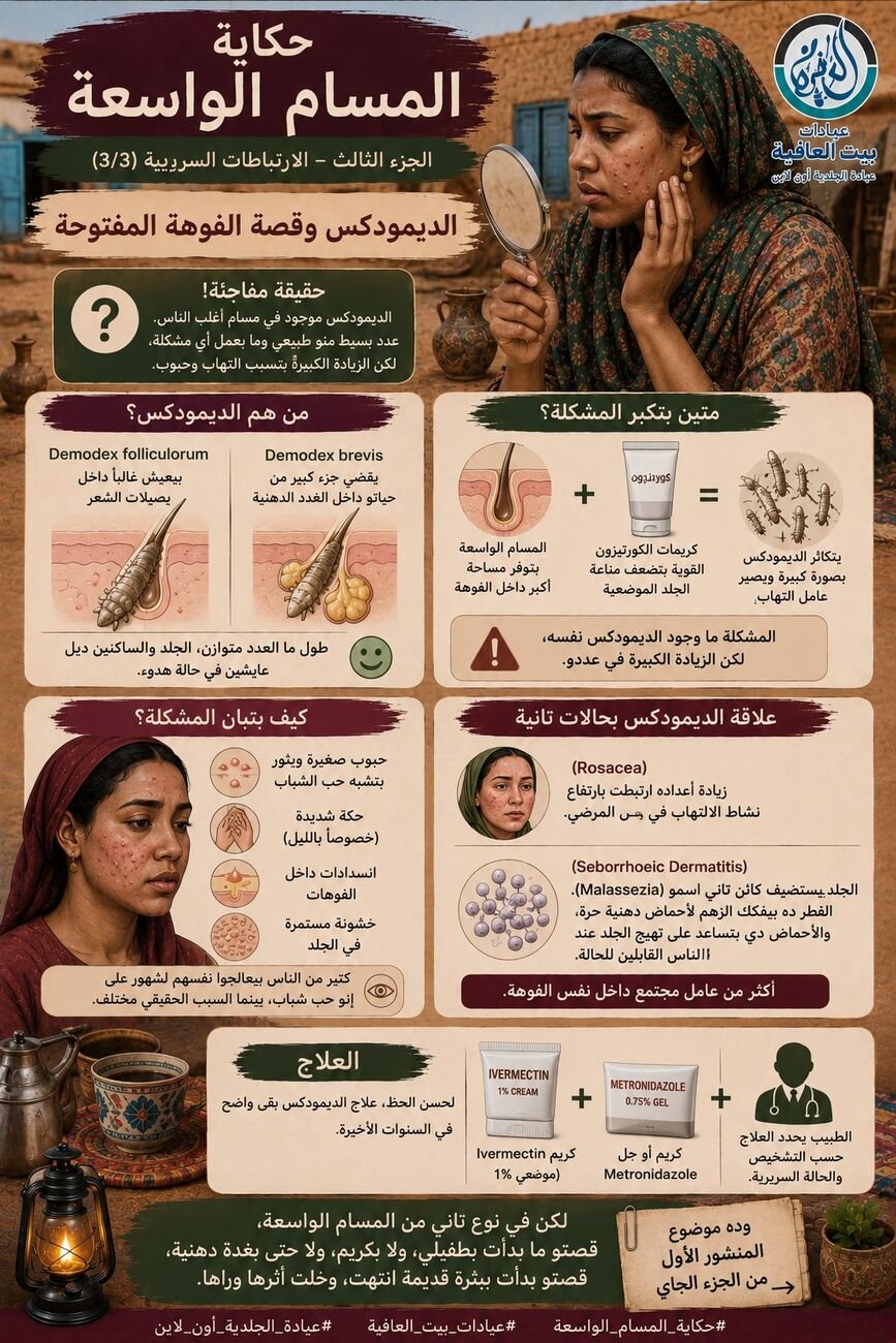 الديمودكس وقصة الفوهة المفتوحة